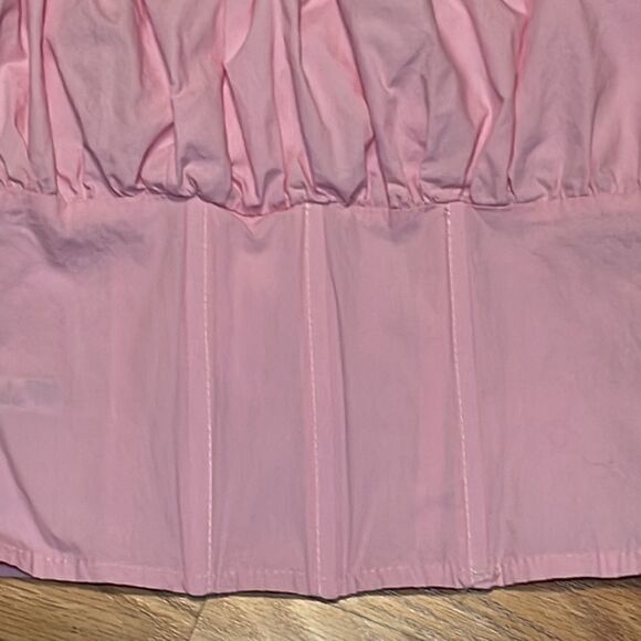 Bustier style Shirt, Pink Cotton crop top - Picture 7 of 7